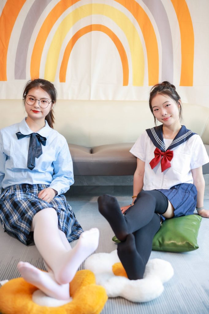 039期：双人-厚白丝，厚黑丝，学院风